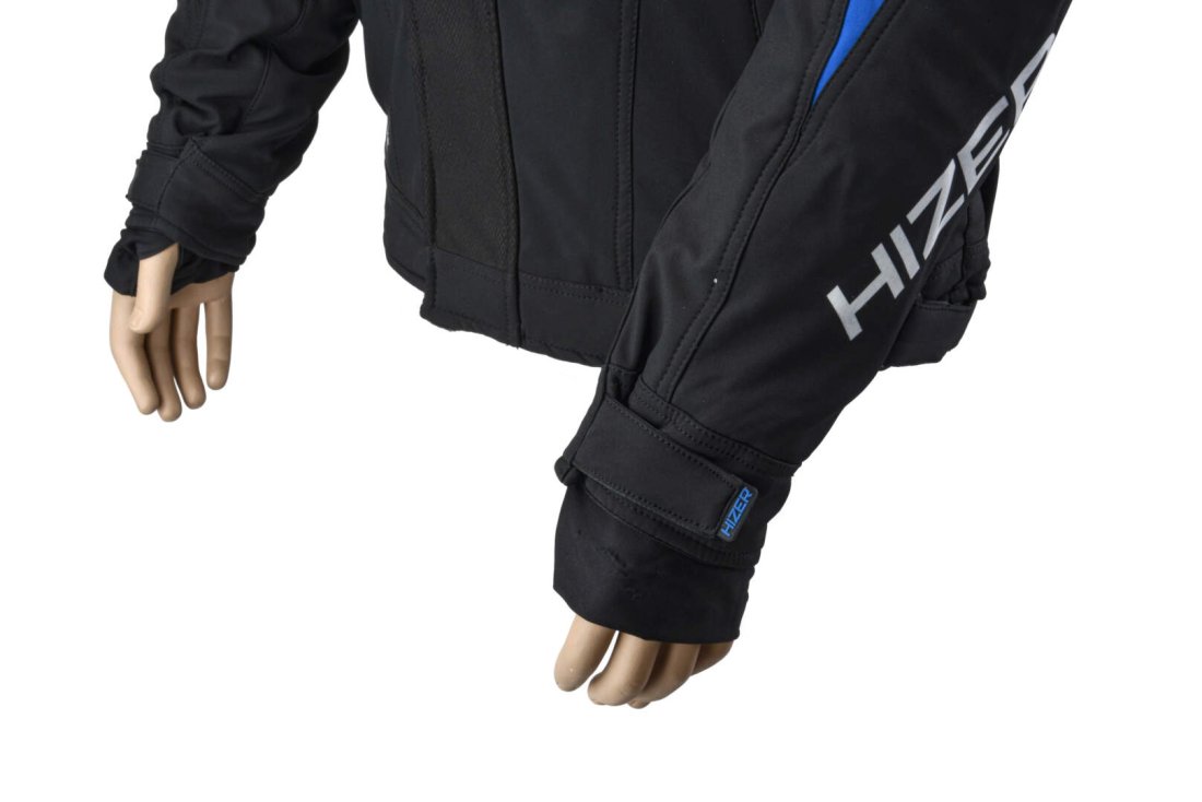 Куртка для снегохода HIZER #2 black-blue (текстиль) (XL)